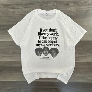 Vintage Three Stooges Shirt XL CooperTools Supervisor Funny 90s Single Stitch
